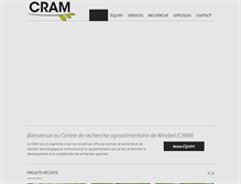 Tablet Screenshot of cram-mirabel.com